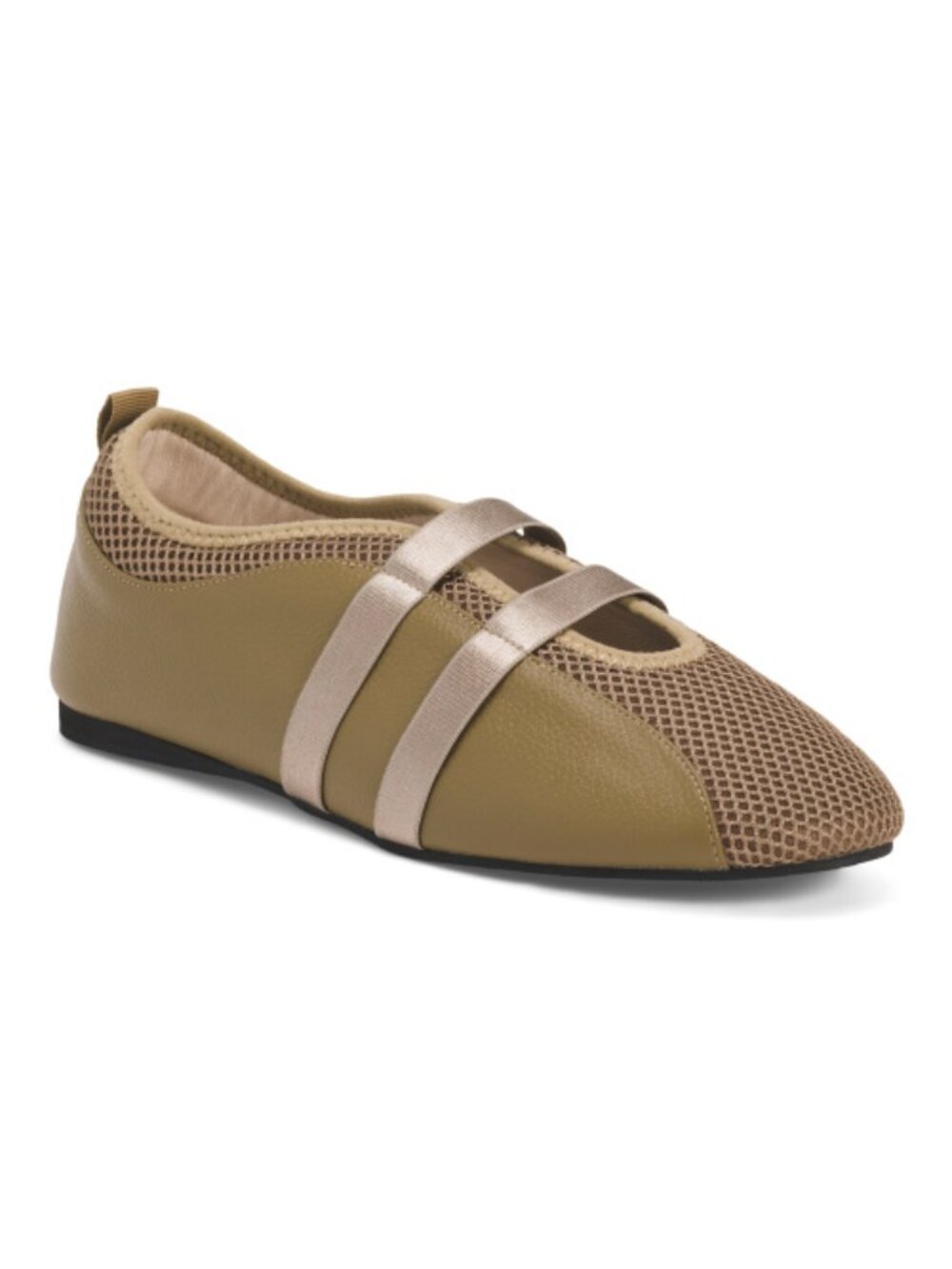 INTENTIONALLY BLANK Leather Sporty Slip On Ballet Sneakers